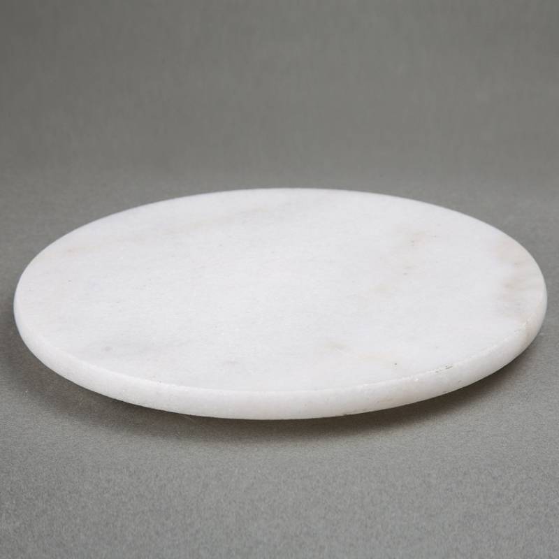 Creamy White Marble 8" Round Board