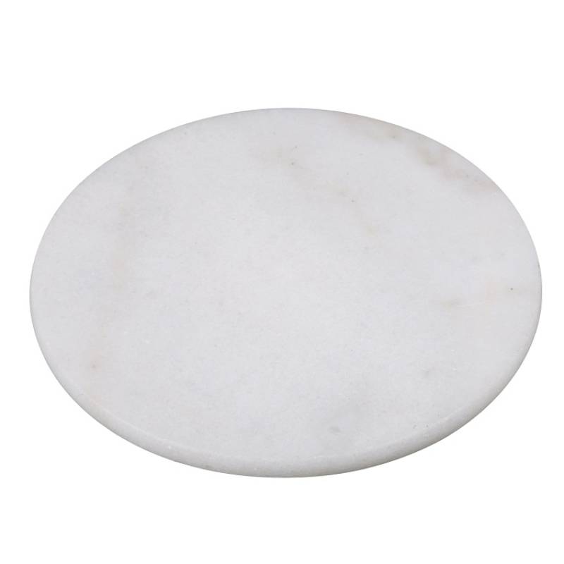 Creamy White Marble 8" Round Board