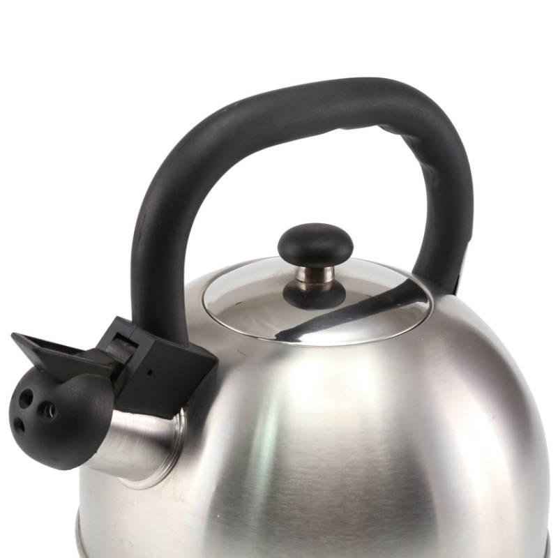 Satin finish whistling kettle 