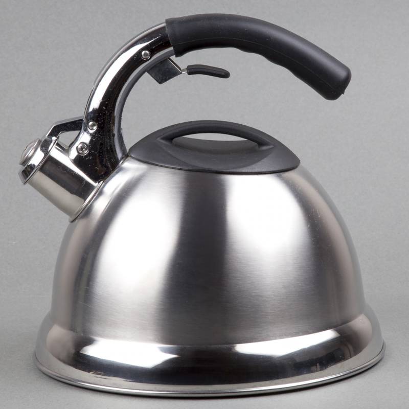 Avalon 3.0 Qt. Stainless Steel Whistling Tea Kettle in Brushed Finish