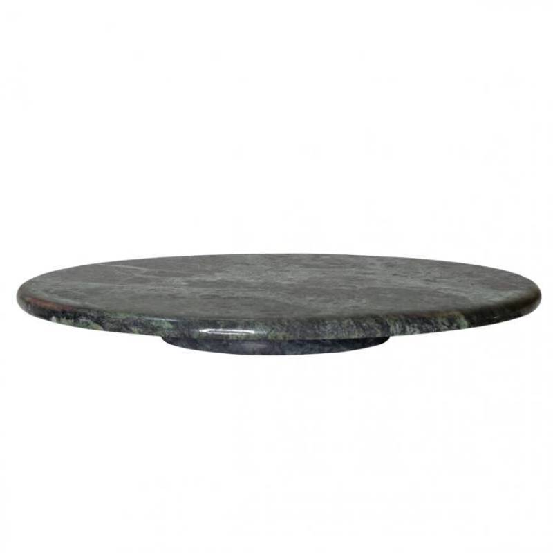 Green Marble 12" Lazy Susan