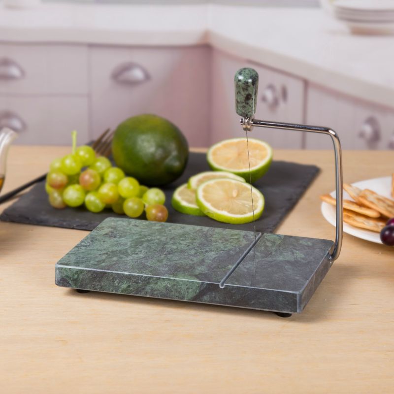 Green Marble 5" x 8" Cheese Slicer