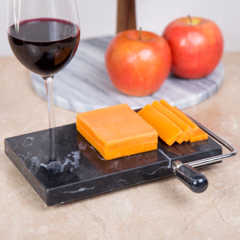 Black Marble 5" x 8" Cheese Slicer