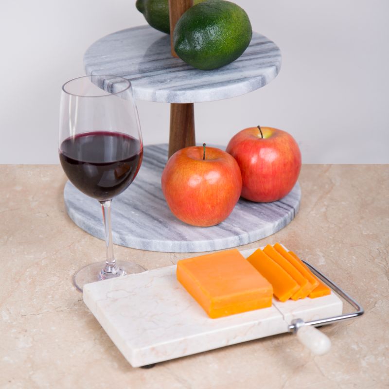 Champagne Marble 5" x 8" Cheese Slicer