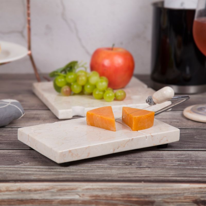 Champagne Marble 5" x 8" Cheese Slicer