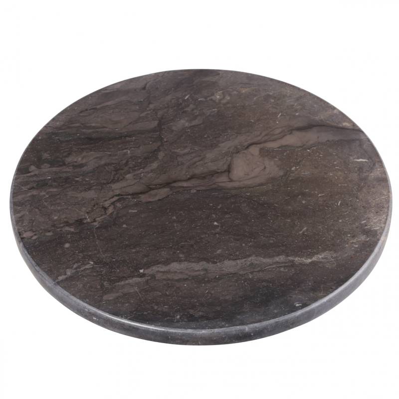 Charcoal Marble 12" Lazy Susan