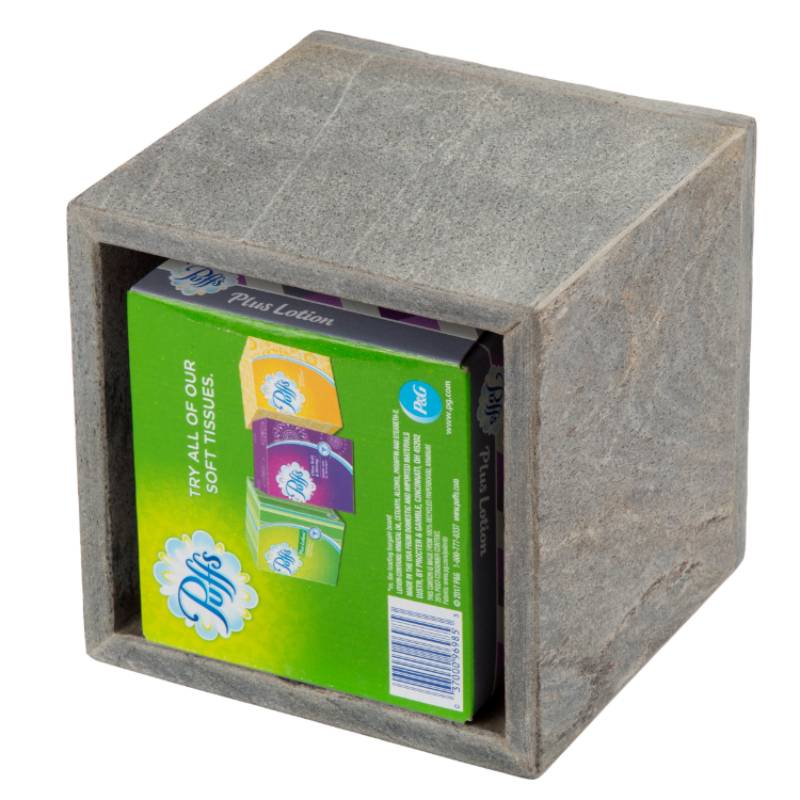 Slate Tissue Box Cover