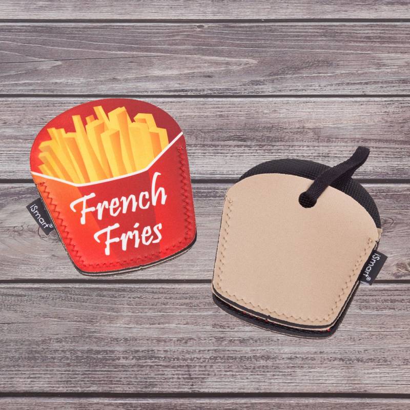 Set of 2 (One Pair) Neoprene Grabber with French Fries Design